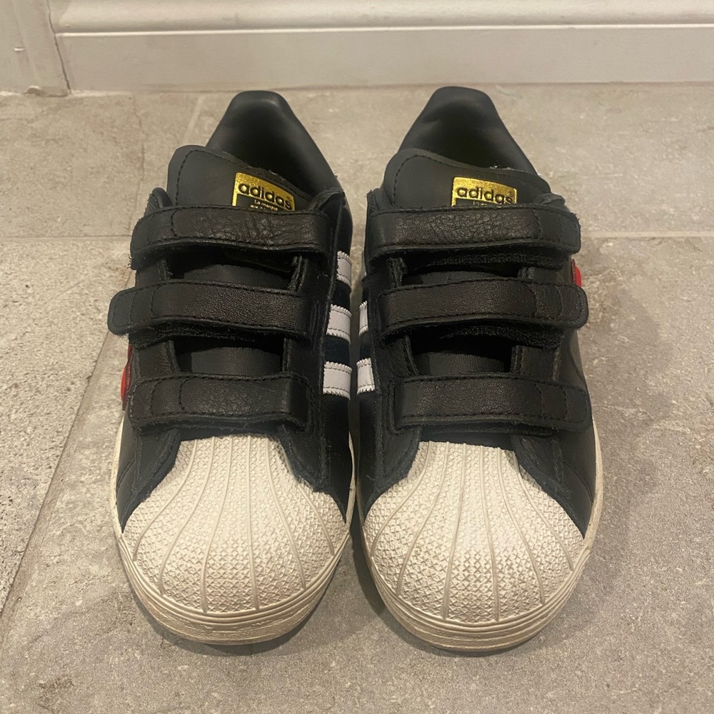 Adidas Black and White Sneakers Classic Shell Toe